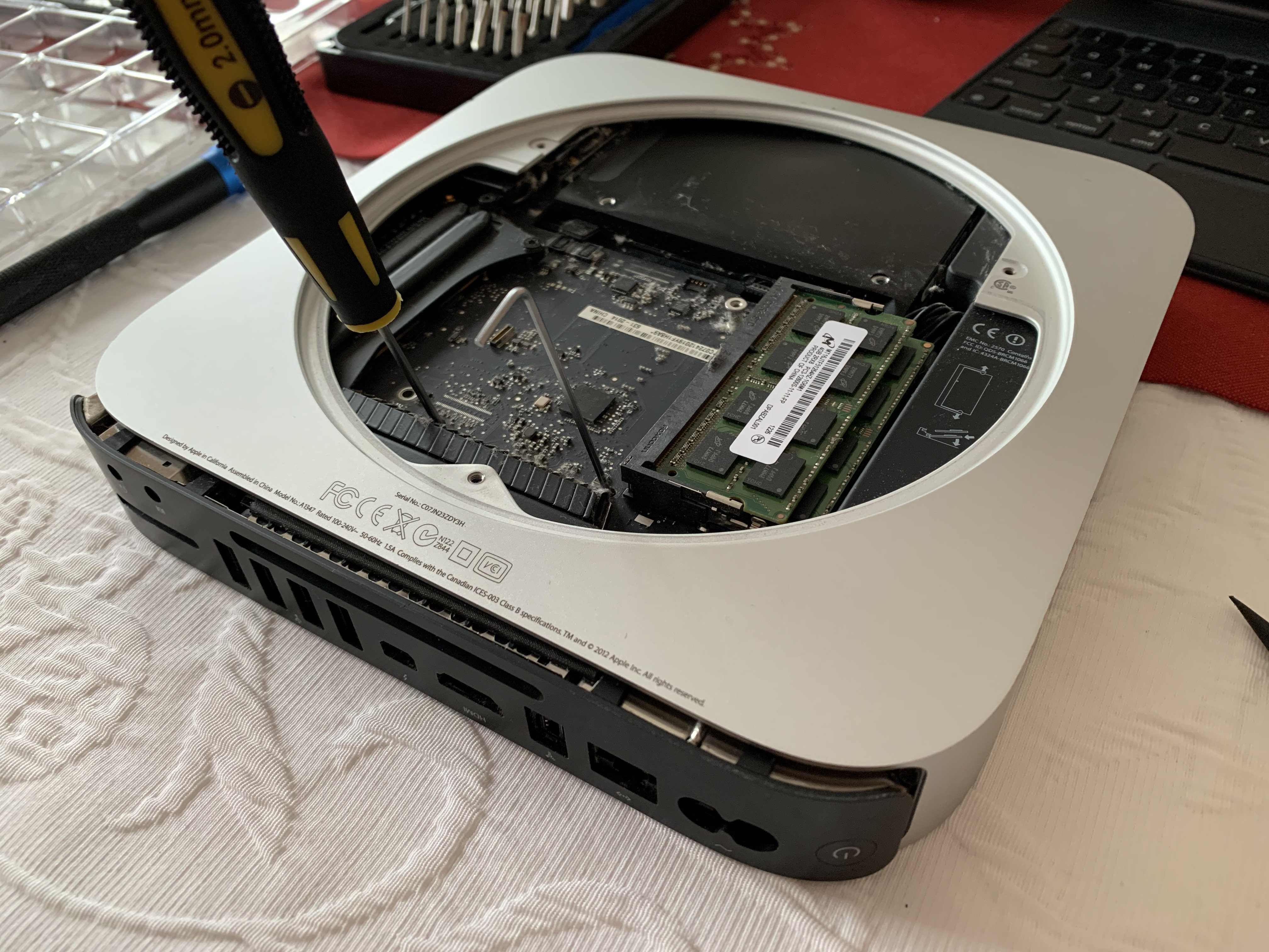 mac mini ssd install